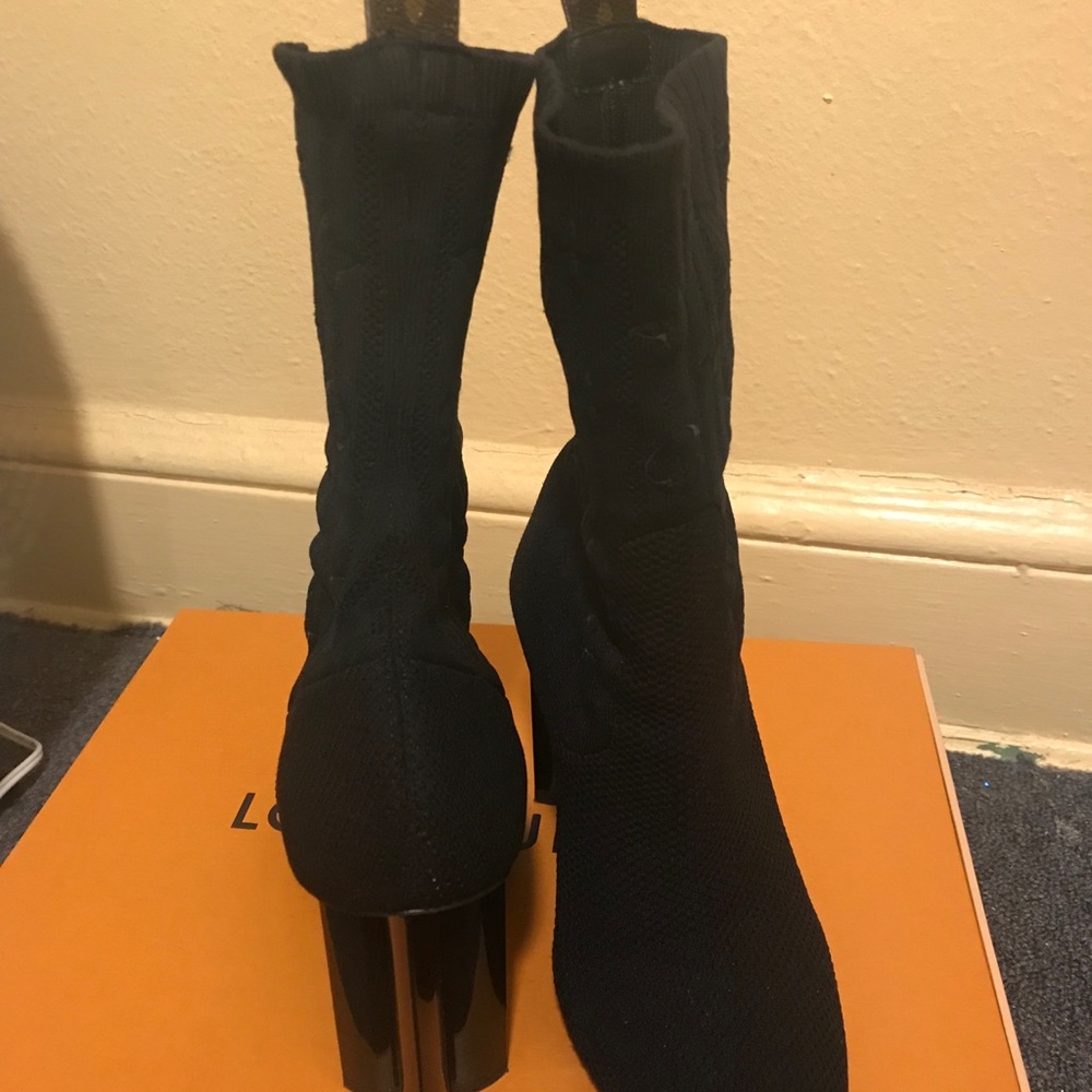 Louis Vuitton sock ankle boots - Picture 3 of 4